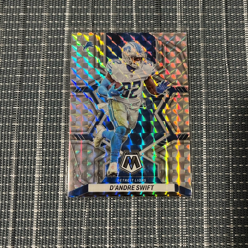🌸 2022 D'Andre Swift Detroit
Lions Mosaic Football Mosaic Parallel Card #65